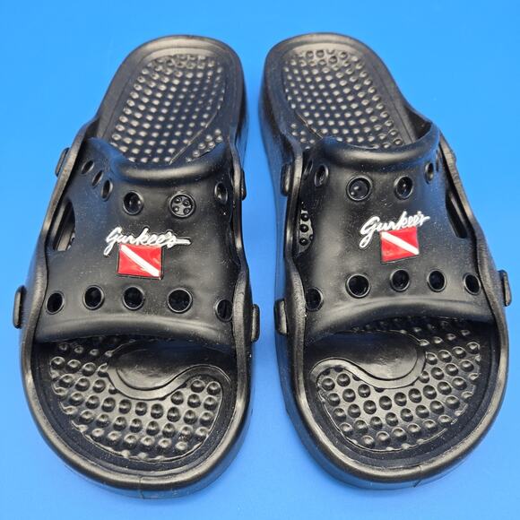 Gurkee’s After Dive Slide Sandals Men’s 8 Women’s 10 Black Scuba New Box USA main image 5